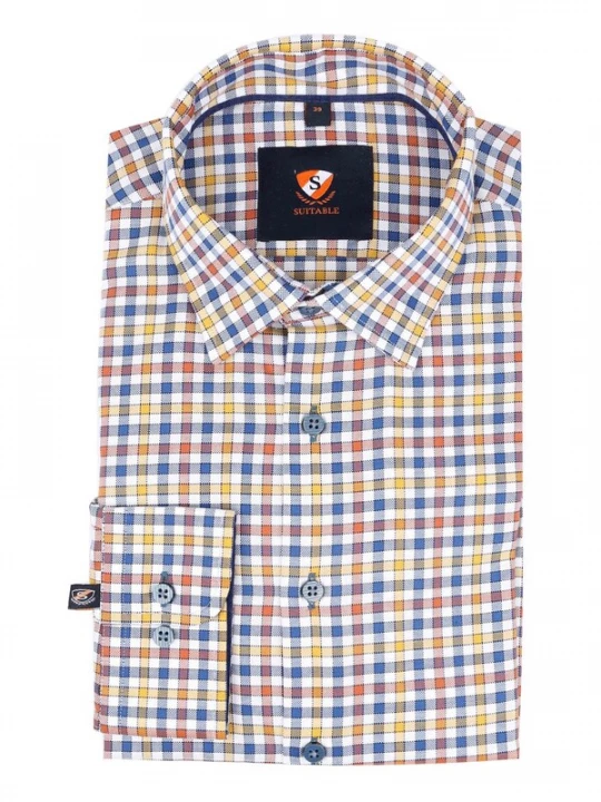 Foto van product Suitable Overhemd gemengde kleuren