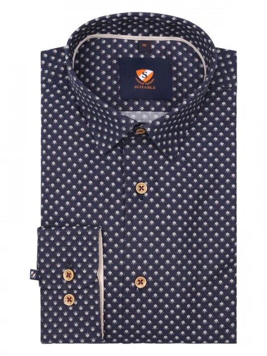 Foto van product Suitable Overhemd navy
