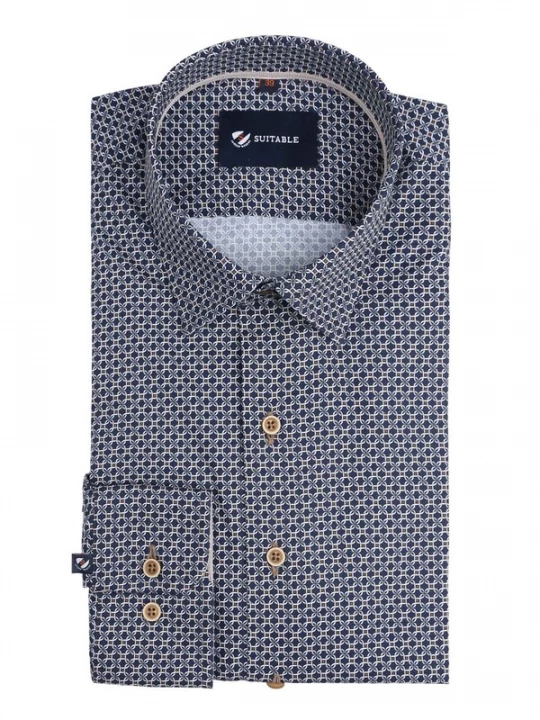 Foto van product Suitable Overhemd navy