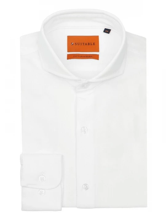 Foto van product Suitable Overhemd offwhite