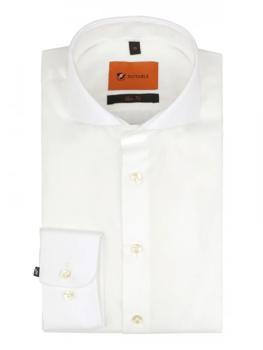 Foto van product Suitable Overhemd offwhite