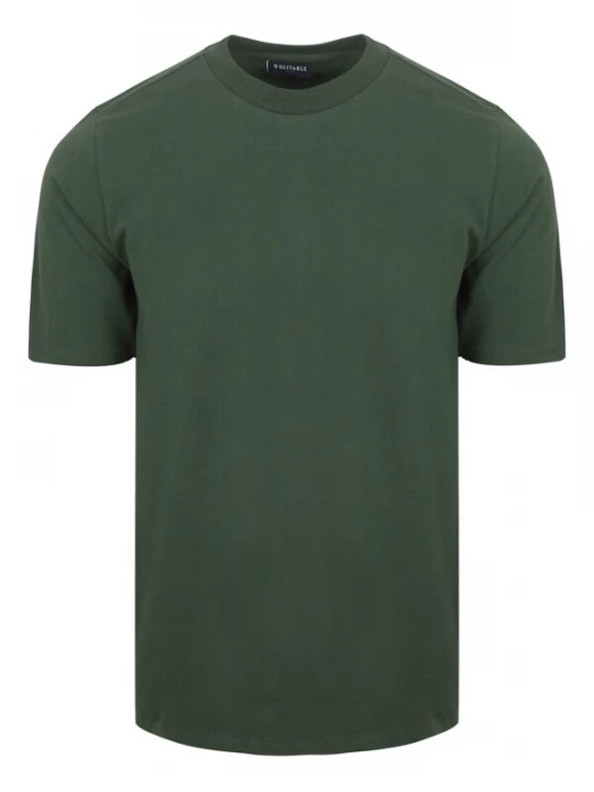 Foto van product Suitable Shirt 'Hi' donkergroen