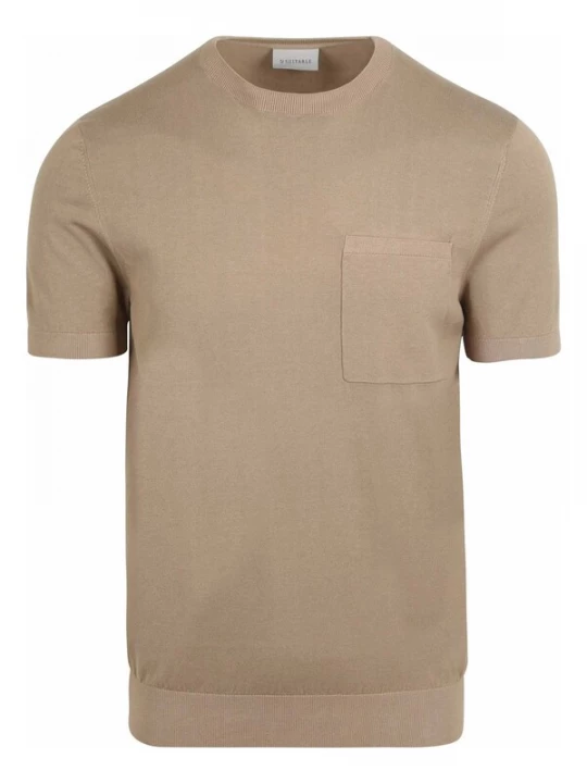 Foto van product Suitable Shirt lichtbruin