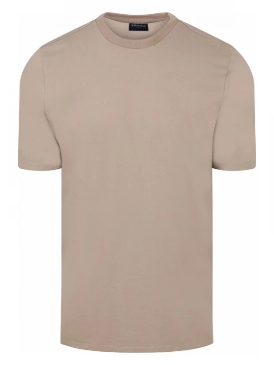 Foto van product Suitable Shirt 'Tim' donkerbeige
