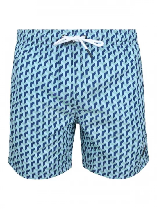 Foto van product Suitable Zwemshorts cyaan blauw