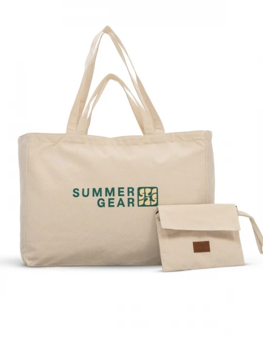 Foto van product SummerGear Strandtas 'Duna XL' natuurwit