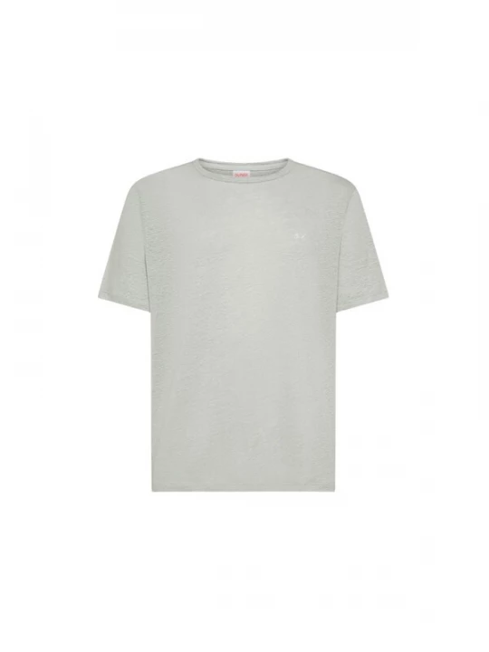 Foto van product SUN68 Shirt 'T-SHIRT JERSEY LINEN S / S' grijs