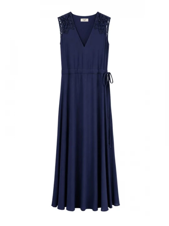 Foto van product Suncoo Jurk 'SUNCOO CAZEY ROBE ABITO' donkerblauw