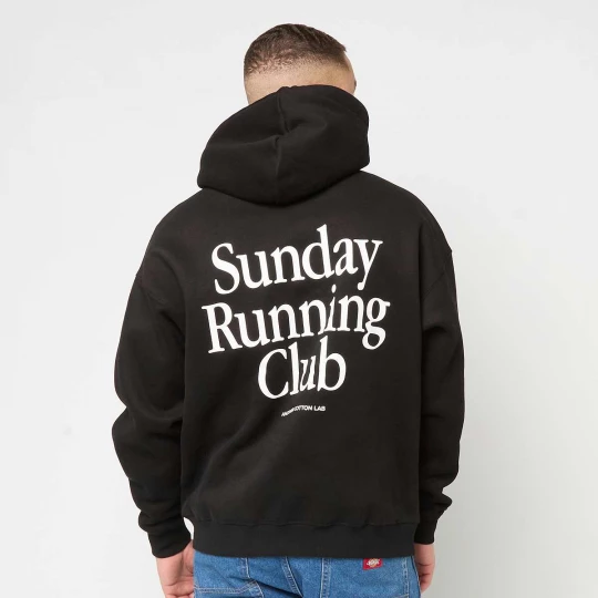 Foto van product Sunday Running Club Oversized Hoodie Another Cotton Lab zwart