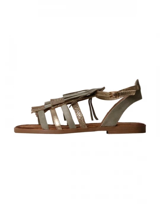 Foto van product Super Mode Sandaal 'Flache Riemchensandalen' groen