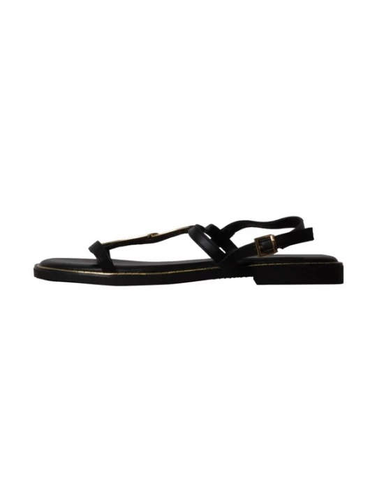 Foto van product Super Mode Sandaal 'Flache Riemchensandalen von Loevah Paris' zwart