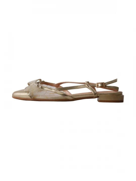 Foto van product Super Mode Slingpumps 'Pumps mit Riemchen von R and BE' goud