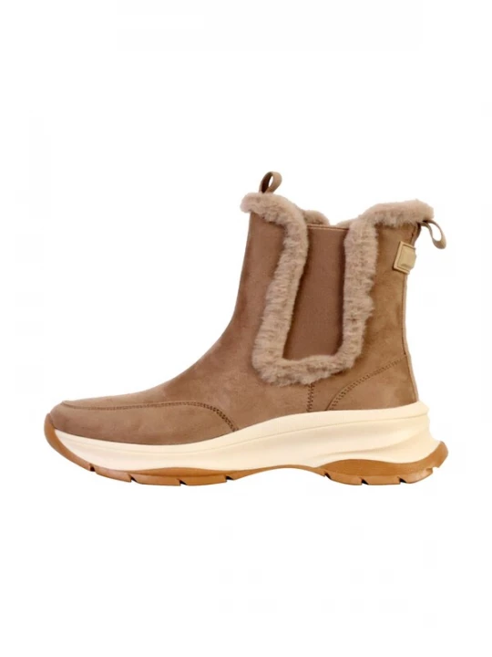 Foto van product Super Mode Sneakers hoog 'Hohe Sneaker mit Reißverschluss' bruin