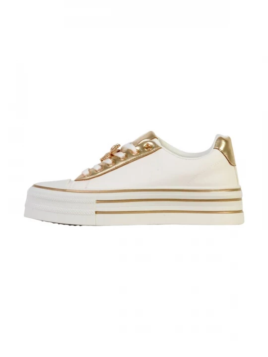 Foto van product Super Mode Sportieve veterschoen goud