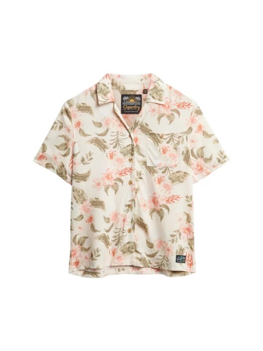 Foto van product Superdry & Co Blouse beige / groen / pink