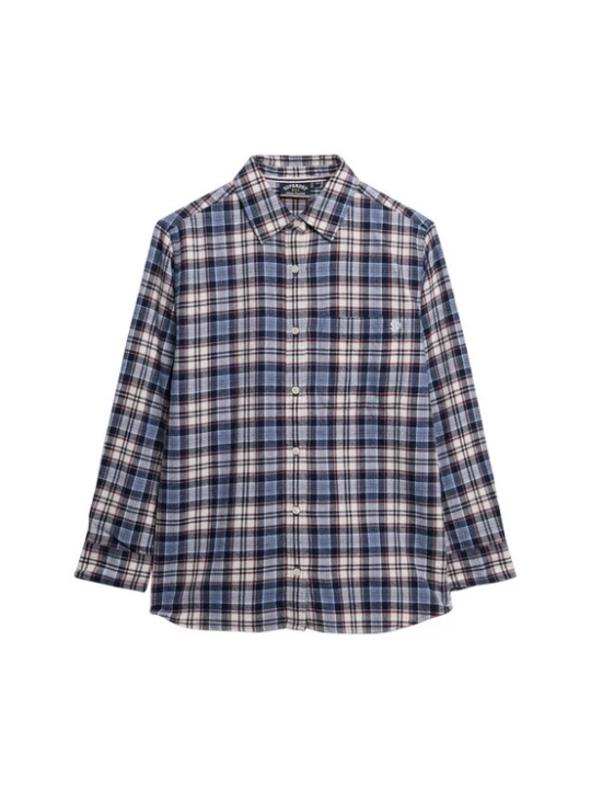 Foto van product Superdry & Co Blouse blauw / nachtblauw / donkerrood / wit