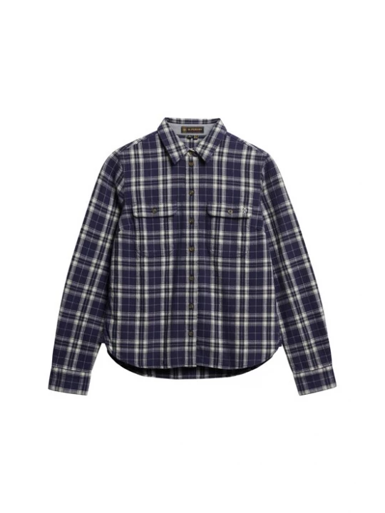 Foto van product Superdry & Co Blouse navy / pastelgroen