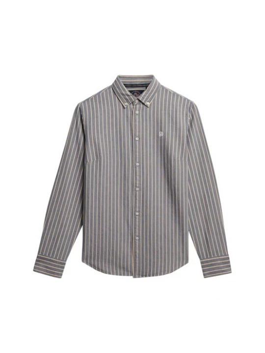 Foto van product Superdry & Co Blouse 'Oxford' geel / donkergrijs