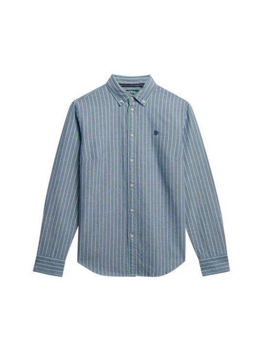 Foto van product Superdry & Co Blouse 'Oxford' navy / groen