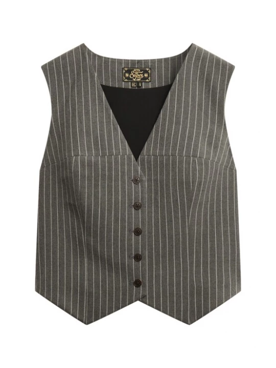 Foto van product Superdry & Co Bodywarmer grijs / wit