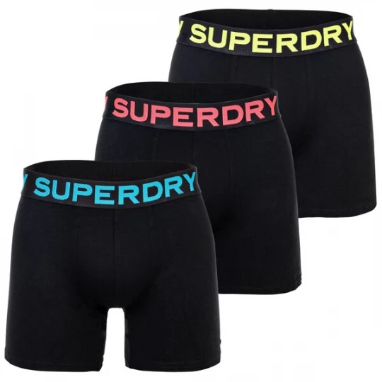 Foto van product Superdry & Co Boxershorts blauw / geel / rood / zwart