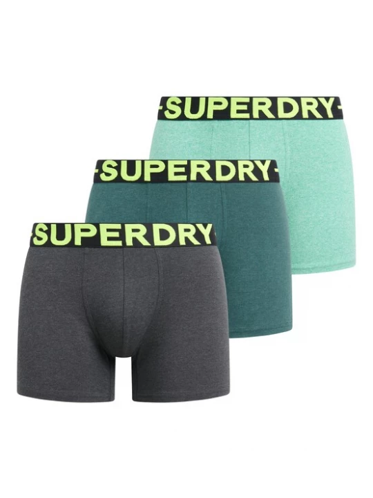 Foto van product Superdry & Co Boxershorts groen gemêleerd