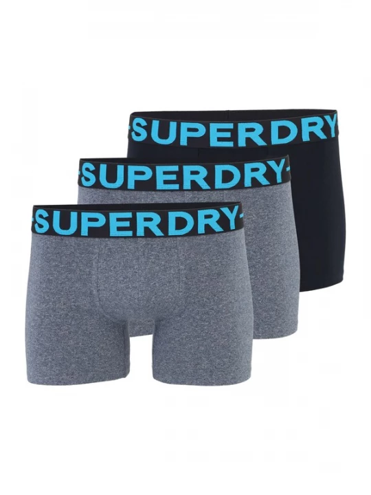 Foto van product Superdry & Co Boxershorts marine / azuur / blauw gemêleerd