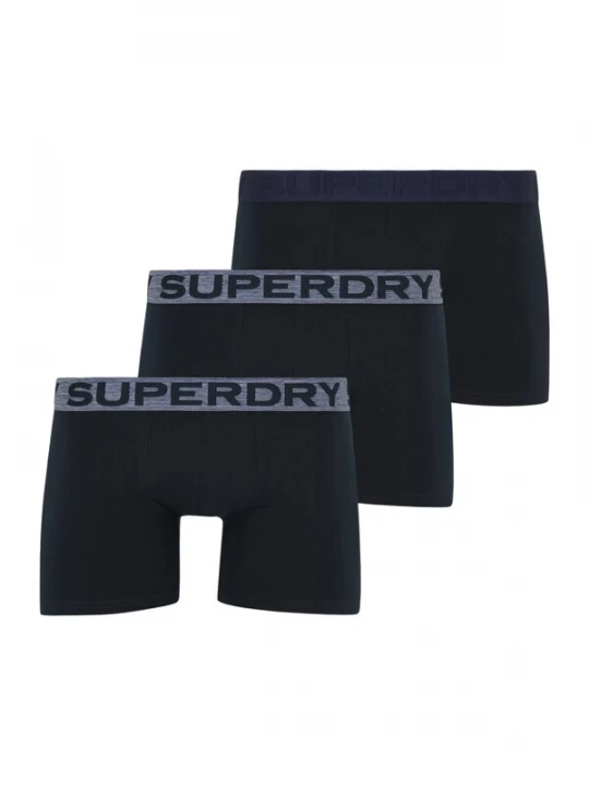 Foto van product Superdry & Co Boxershorts navy / blauw gemêleerd