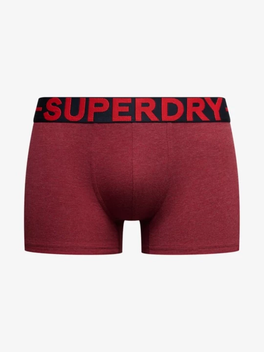 Foto van product Superdry & Co Boxershorts rood / bordeaux / rood gemêleerd / zwart