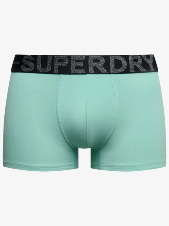 Foto van product Superdry & Co Boxershorts turquoise / spar / neongroen / zwart
