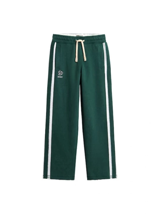 Foto van product Superdry & Co Broek 'Athletic Fives' smaragd / wit