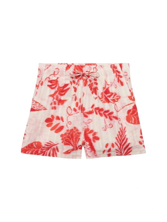 Foto van product Superdry & Co Broek crème / donkeroranje / knalrood