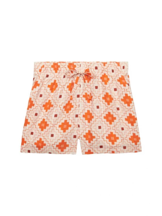Foto van product Superdry & Co Broek crème / roestbruin / oranje