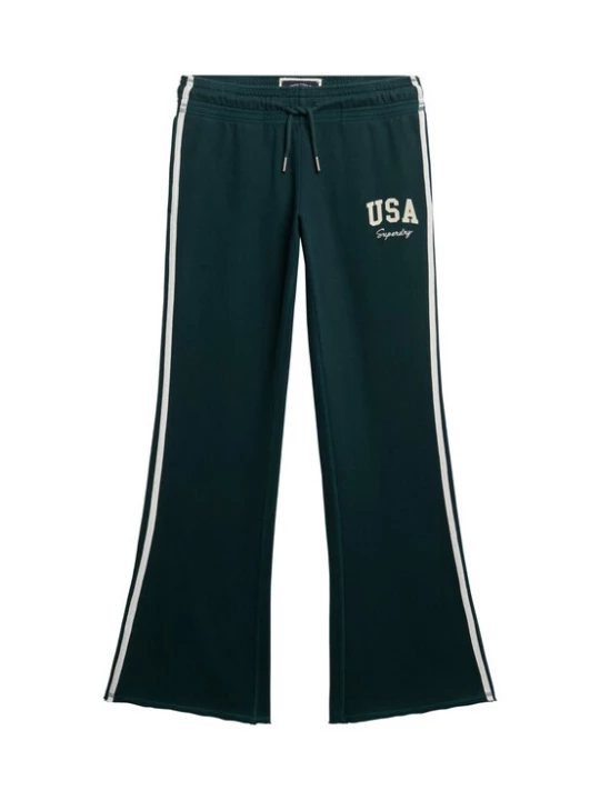 Foto van product Superdry & Co Broek 'Essentials' groen / wit