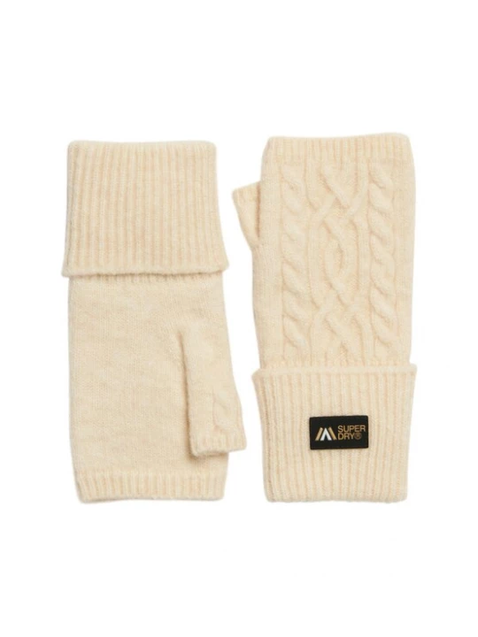 Foto van product Superdry & Co Handschoenen met korte vingers beige / zwart