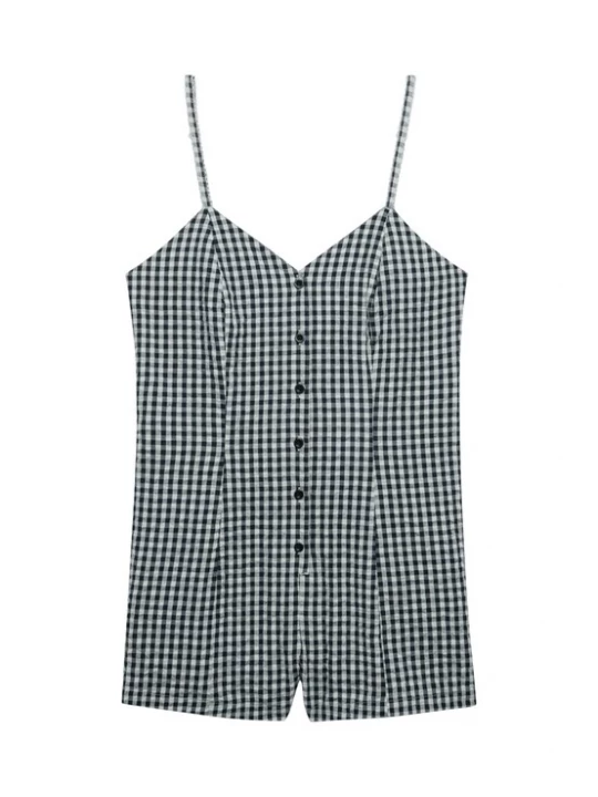 Foto van product Superdry & Co Jumpsuit 'Gingham Cami' marine / wit
