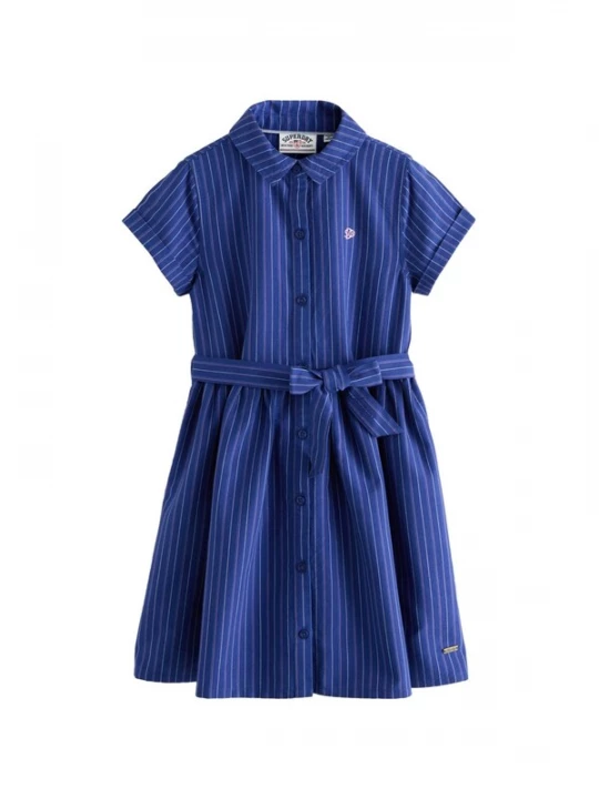 Foto van product Superdry & Co Jurk blauw / royal blue / koningsblauw / donkerlila / wit