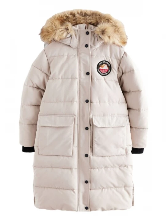 Foto van product Superdry & Co Mantel 'Everest' crème / lichtbruin