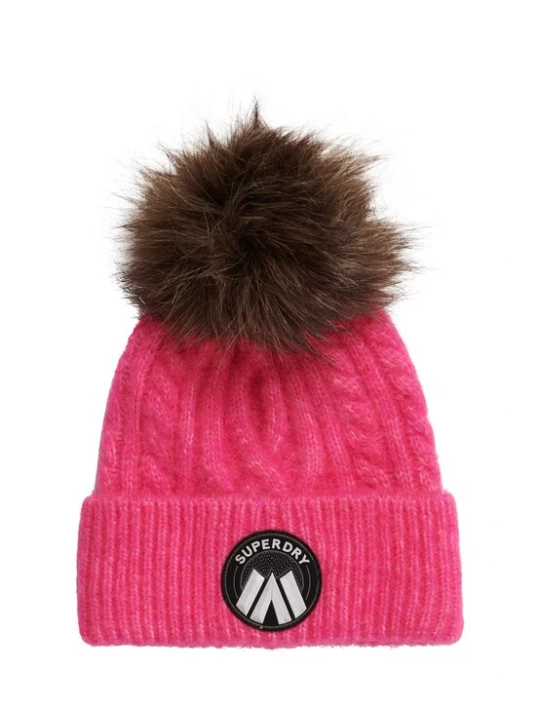 Foto van product Superdry & Co Muts bruin / pink