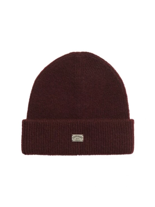 Foto van product Superdry & Co Muts lichtgrijs / bordeaux