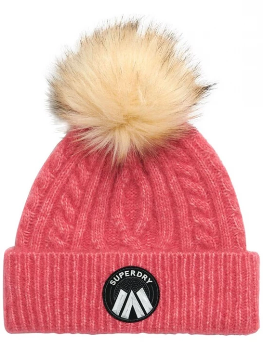Foto van product Superdry & Co Muts pink / zwart / wit