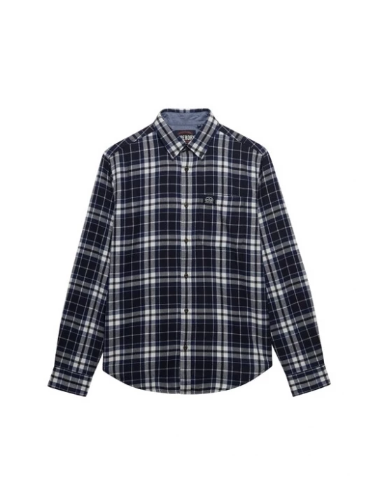 Foto van product Superdry & Co Overhemd blauw / navy / wit