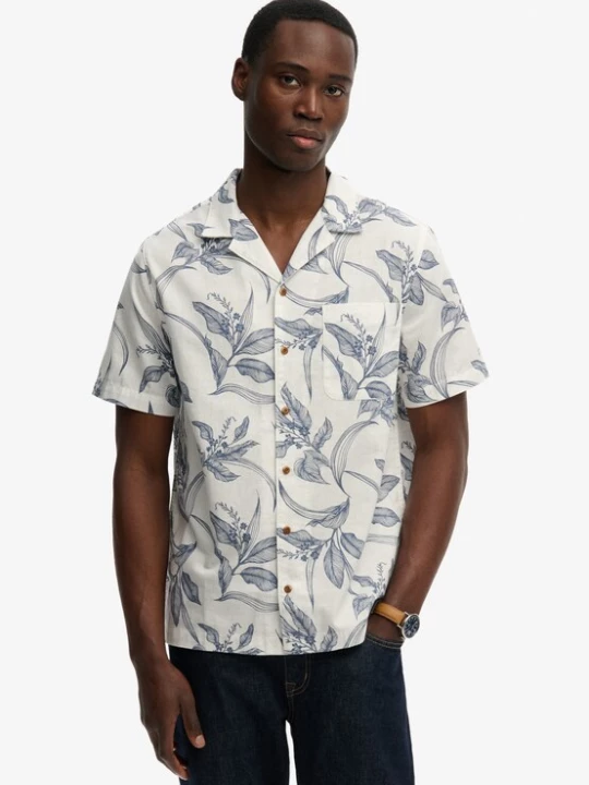 Foto van product Superdry & Co Overhemd blauw / wit