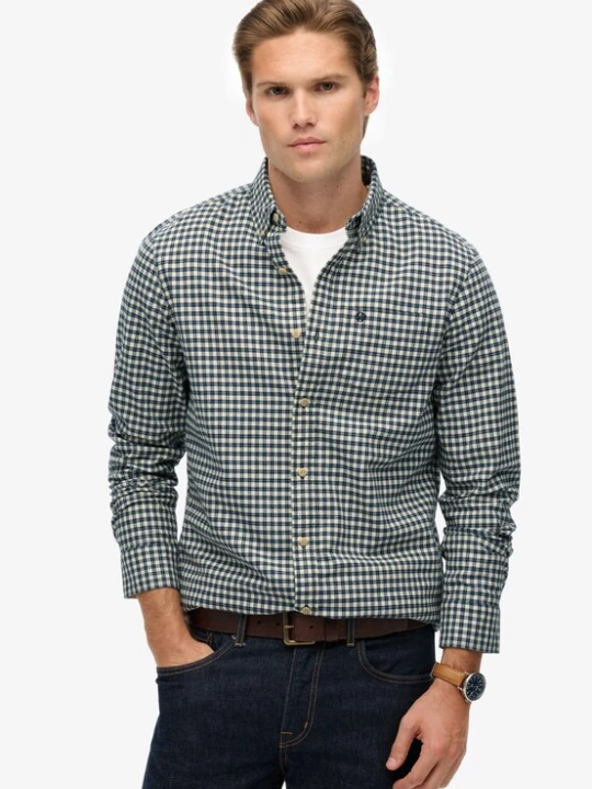 Foto van product Superdry & Co Overhemd ecru / navy