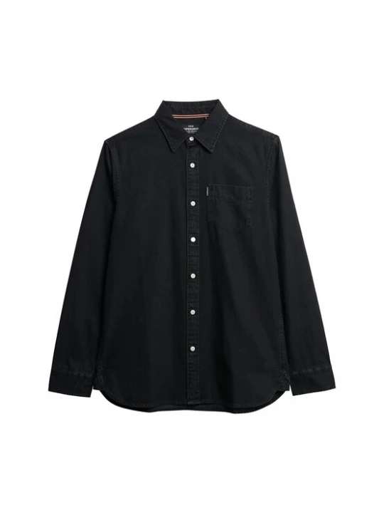 Foto van product Superdry & Co Overhemd 'Essential' black denim