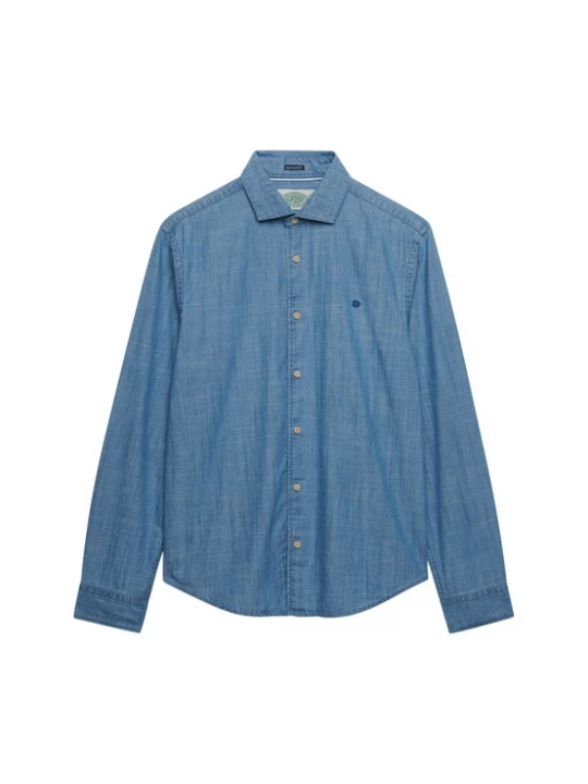 Foto van product Superdry & Co Overhemd lichtblauw