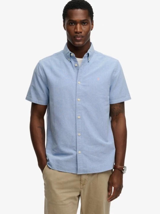 Foto van product Superdry & Co Overhemd lichtblauw