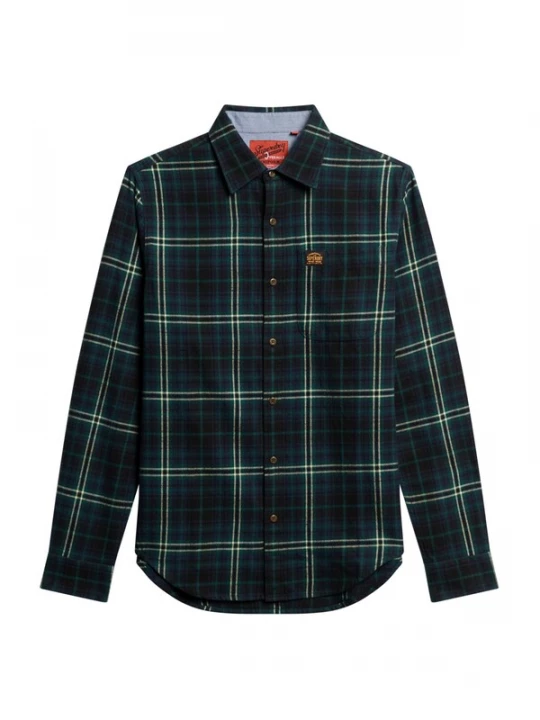 Foto van product Superdry & Co Overhemd marine / donkergroen / wit