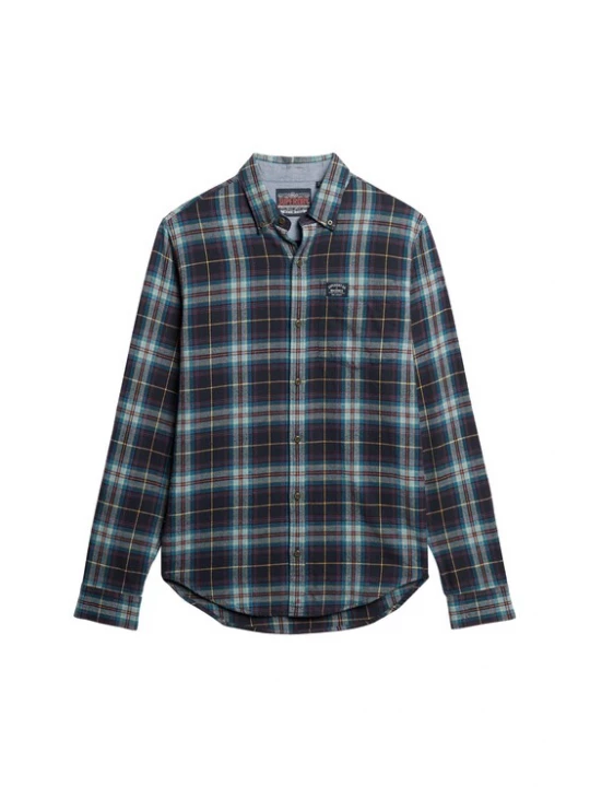 Foto van product Superdry & Co Overhemd marine / geel / rood