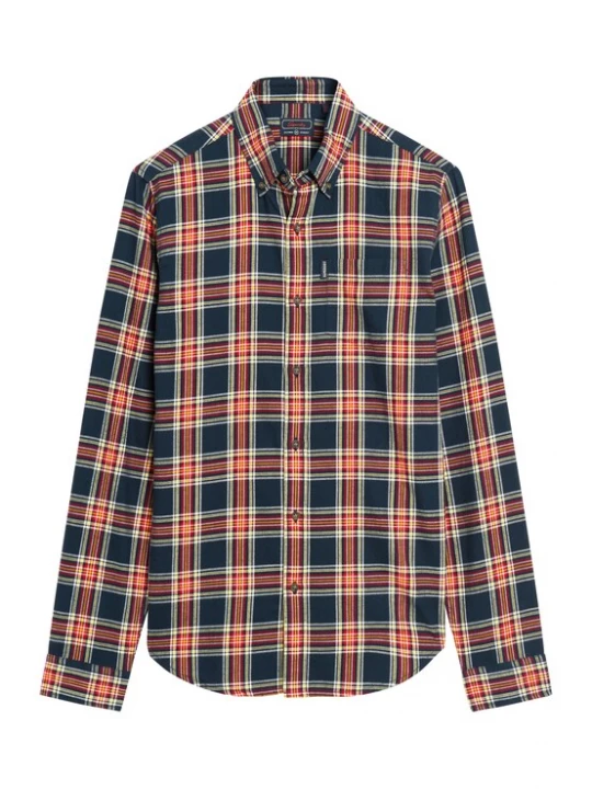 Foto van product Superdry & Co Overhemd marine / geel / wit